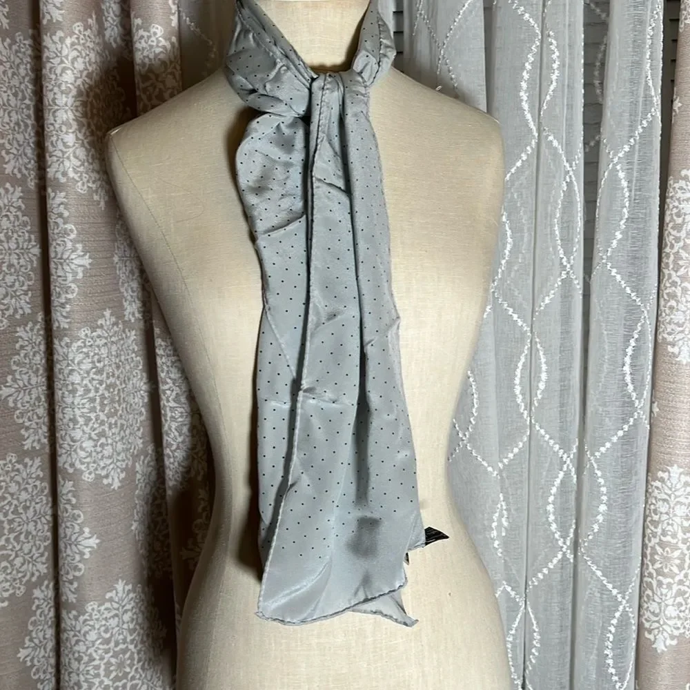 Vintage warden brooks rectangle silk scarf